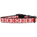 Unconditional Love Damask Nylon Dog CollarRed Medium UN751468